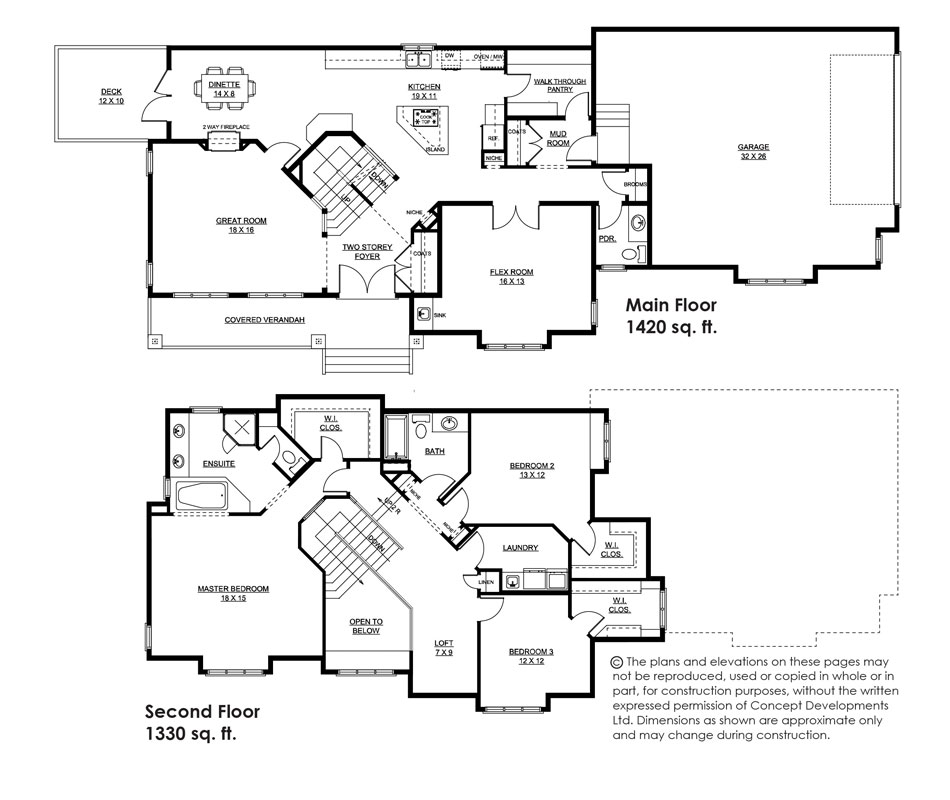 The Wyndham 2750 Sq Ft Concept Homes Custom Home Builder In Edmonton